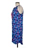 Escapada 100% Rayon Print Blue Cocktail Dress Size M - photo 5