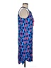 Escapada 100% Rayon Print Blue Cocktail Dress Size M - photo 4