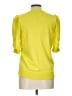 DKNY Yellow 3/4 Sleeve Top Size L - photo 2