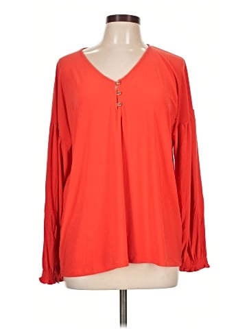 Anne Klein Long Sleeve Blouse (view 1)