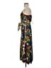 Tory Burch 100% Polyester Floral Blue Casual Dress Size 2 - photo 5