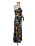 Tory Burch 100% Polyester Floral Blue Casual Dress Size 2 - photo 4