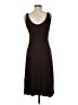 Three Dots Solid Brown Cocktail Dress Size M - photo 2