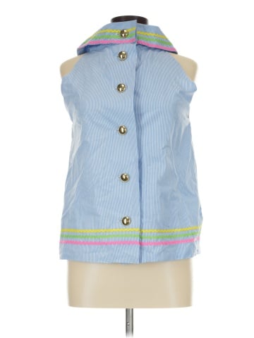Sail to Sable Sleeveless Button-Down Shirt (view 1)