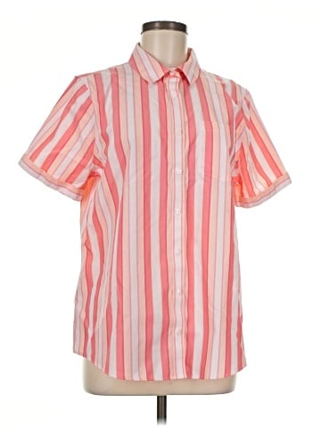 Lands' End Short Sleeve Button-Down Shirt (view 1)