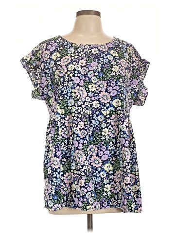 First Love Short Sleeve Blouse (view 1)