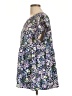 First Love Blue Short Sleeve Blouse Size L - photo 5