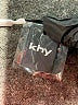 KHY Solid Black Short Sleeve Top Size L - photo 7
