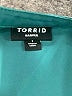 Torrid 100% Polyester Teal Long Sleeve Blouse Size 1X Plus (1) - photo 7