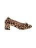 Jack Rogers Animal Print Brown Heels Size 7 - photo 1