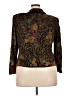 Jessica Howard 100% Rayon Paisley Brown Jacket Size 20 Petite - photo 2