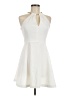 B. Darlin Solid Ivory Cocktail Dress Size 9 - photo 1