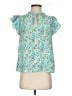 Vineyard Vines Teal Short Sleeve Blouse Size XS - photo 1