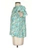 Vineyard Vines Teal Short Sleeve Blouse Size XS - photo 5