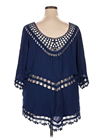 City Chic 3/4 Sleeve Blouse (view 2)