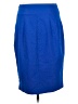 Express Solid Blue Formal Skirt Size 8 - photo 2
