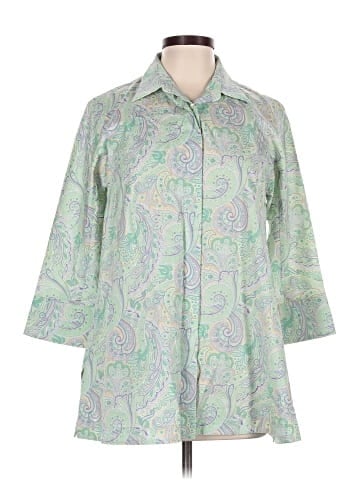 Max Mara 3/4 Sleeve Button-Down Shirt (view 1)