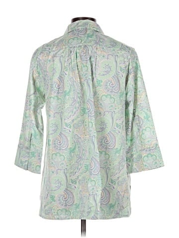Max Mara 3/4 Sleeve Button-Down Shirt (view 2)