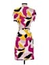 Nine West Print Yellow Pink Casual Dress Size S - photo 2