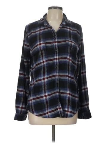 American Eagle Outfitters Long Sleeve Button-Down Shirt (view 1)