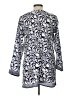 Bella 100% Polyester Blue 3/4 Sleeve Blouse Size L - photo 2