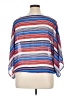 Charming Charlie 100% Polyester Blue 3/4 Sleeve Blouse Size L - photo 2