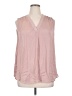 Alfani 100% Polyester Pink Sleeveless Blouse Size XL - photo 1