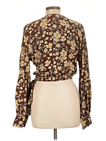 Topshop Long Sleeve Blouse (view 2)