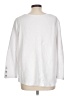 Escada 100% Cotton White Pullover Sweater Size L - photo 2