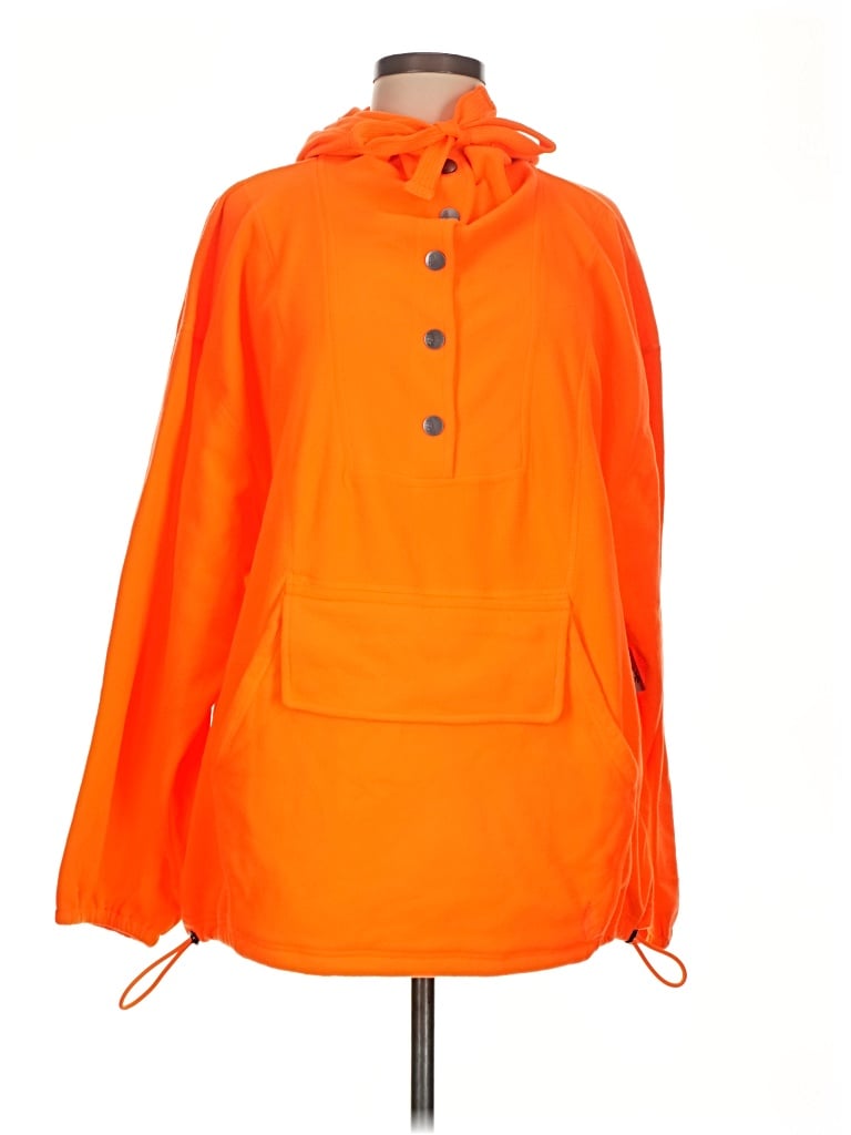 Pre-owned Fp Movement Poncho In Orange