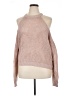 On Twelfth 100% Acrylic Pink Pullover Sweater Size L - photo 1