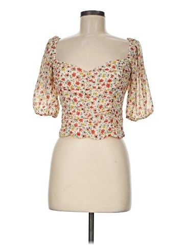 Lush 3/4 Sleeve Blouse (view 1)