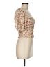 Lush 100% Polyester Ivory 3/4 Sleeve Blouse Size M - photo 4