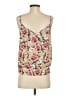 American Rag Cie 100% Polyester Floral Tan Sleeveless Blouse Size S - photo 2