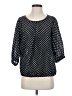 The Limited 100% Polyester Polka Dots Black 3/4 Sleeve Blouse Size S - photo 1