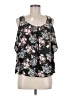 Lush 100% Polyester Black Sleeveless Blouse Size M - photo 1