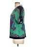 Cache Green Short Sleeve Blouse Size L - photo 5