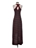 Bobeau Stripes Gray Burgundy Casual Dress Size XS - photo 2