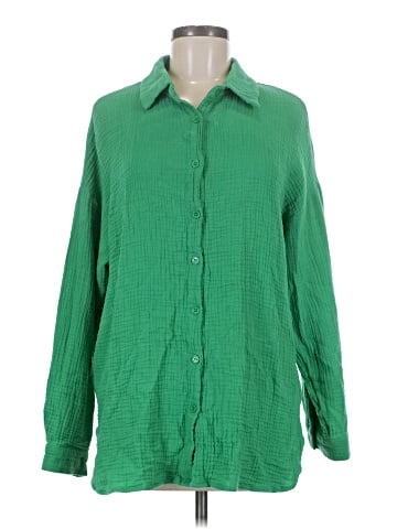 Unbranded Long Sleeve Button-Down Shirt (view 1)