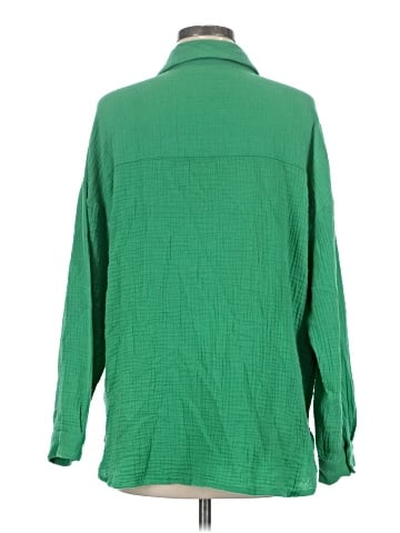 Unbranded Long Sleeve Button-Down Shirt (view 2)