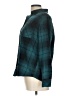 Natural Reflections 100% Cotton Plaid Teal Long Sleeve Button-Down Shirt Size L - photo 5
