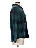 Natural Reflections 100% Cotton Plaid Teal Long Sleeve Button-Down Shirt Size L - photo 4