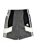 Adidas 100% Polyester Color Block Gray Athletic Shorts Size 8 - photo 1