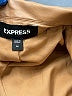Express 100% Polyester Tan Blazer Size M - photo 6