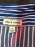 Alexander Jordan Stripes Blue Long Sleeve Blouse Size XL - photo 7