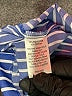 Alexander Jordan Stripes Blue Long Sleeve Blouse Size XL - photo 8