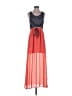 Le Sample Orange Casual Dress Size M - photo 1