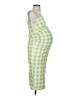 ASOS Design Checkered-gingham Green Casual Dress Size 2 Maternity - photo 4