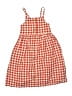 Hanna Andersson Checkered-gingham Orange Dress Size 5 - photo 1