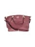 Coach Factory Solid Metallic Burgundy Satchel One size - photo 1